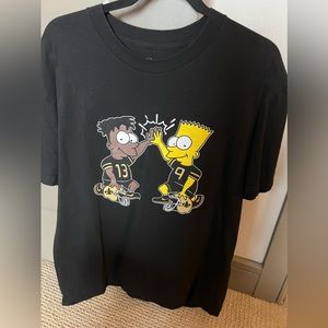 New Orleans Saints Simpsons T Shirt LARGE